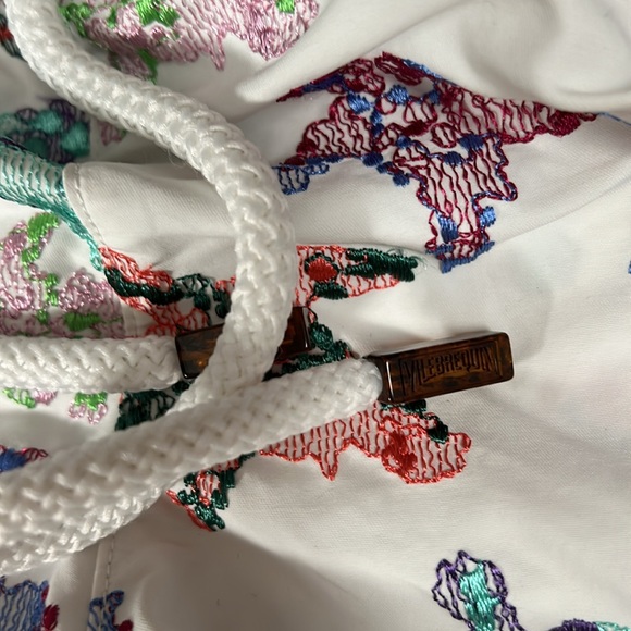 Vilebrequin Men's Watercolor Turtle Print Superflex Swim Trunks XS - Picture 5 of 16